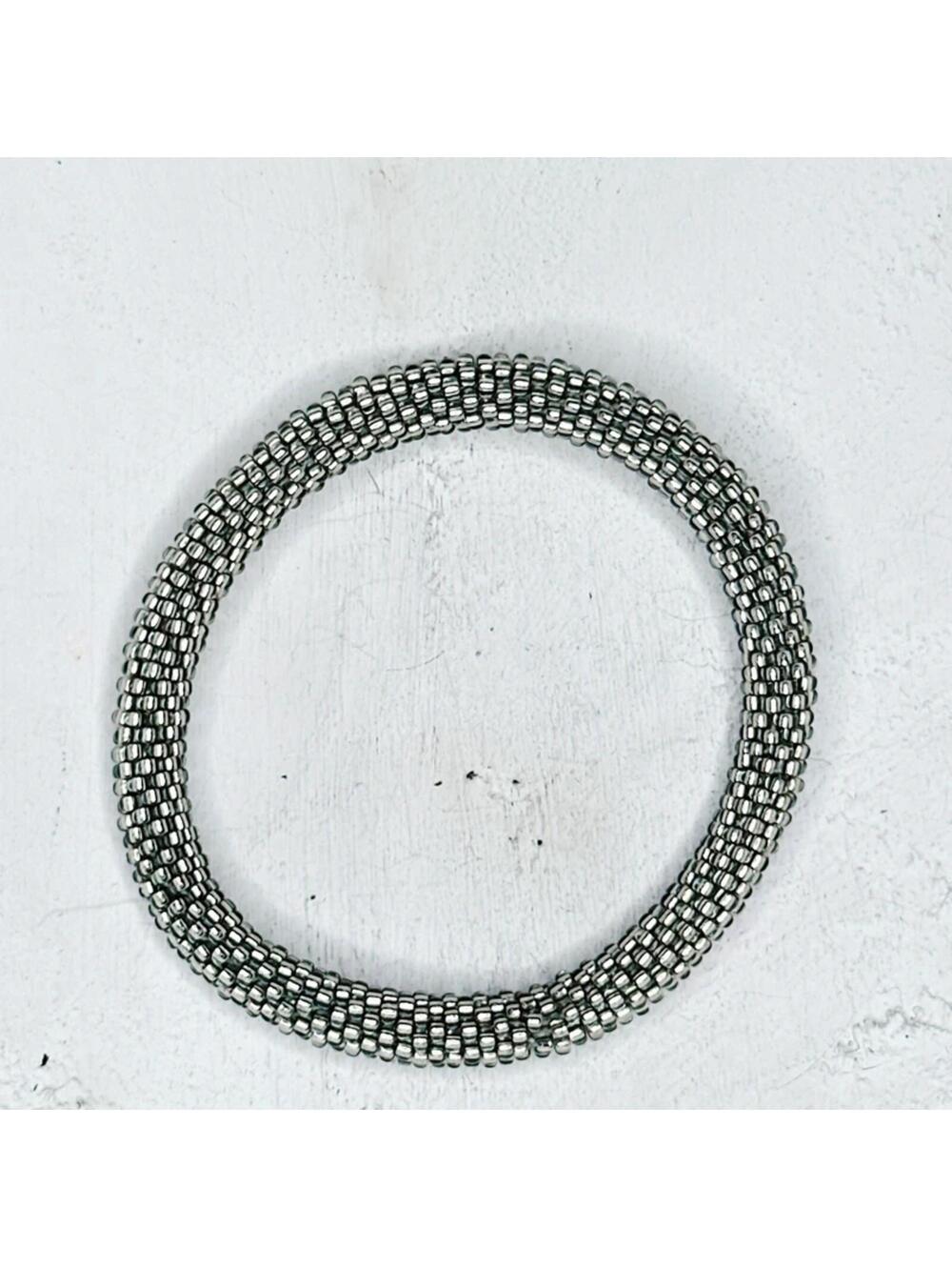 538u. Seed Bead Bracelet